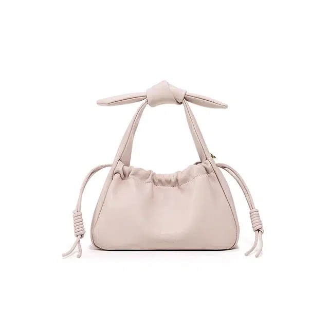 西木汀 在逃小兔 高级感云朵包小众设计小拎包休闲百搭斜挎包 牛皮 手提包 小号 女款 多色