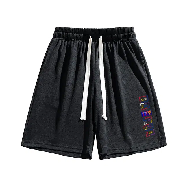 巴塞罗那足球俱乐部 美式基础款简约运动五分速干透气日常通勤休闲短裤 男女同款