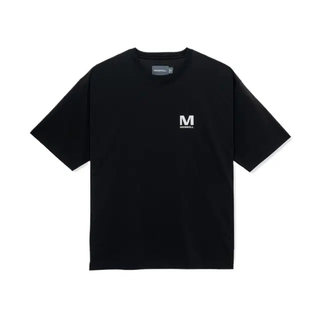 MERRELL MORE STEPS TEE_BLACK T