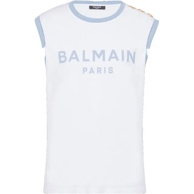 BALMAIN 3-Button Tank Top