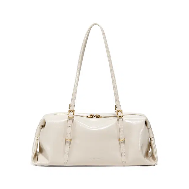 西木汀 往昔 高级感小众设计法棍包日常通勤 牛皮 单肩包 大号 女款 多色