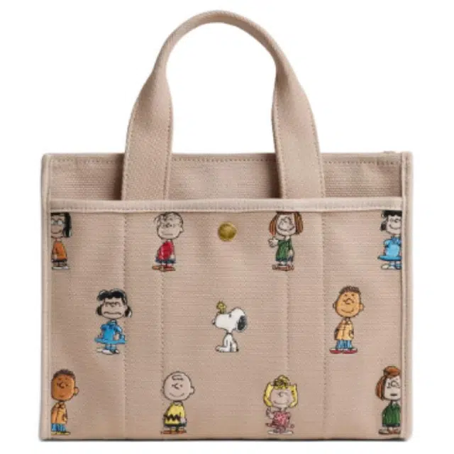 COACH x PEANUTS FRIENDS CARGO 26 Tote