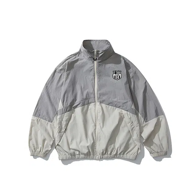 巴塞罗那足球俱乐部 轻奢臻选奢华质感配收纳袋设计简约潮流休闲美式高街纯色高级户外运动 超轻透气速干防尘防虫防风防紫外线防晒服 男女同款