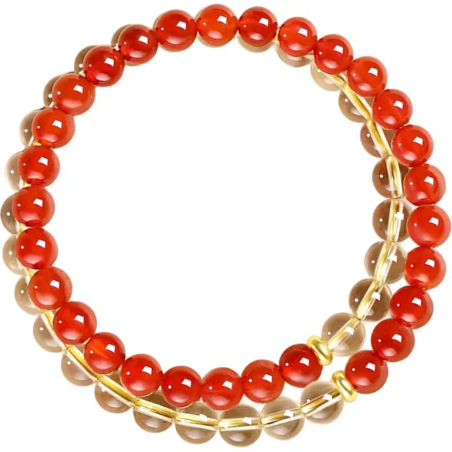 谧月珠宝 指定暴富鸿运当头吉祥如意转运珠新中式国潮平安顺遂气质显白上岸锦鲤好运天然 黄水晶 手串 男女同款情侣款