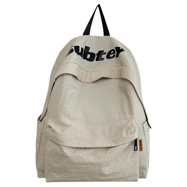 爱尔绅特 简约时尚纯色百搭 尼龙 双肩包 男女同款情侣款 多色