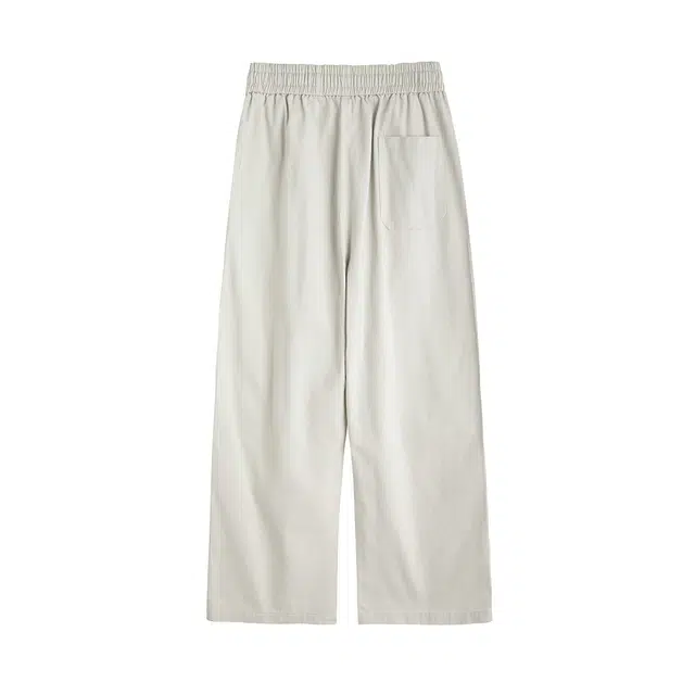 领航骆驼 美式复古纽扣拼接设计潮流百搭休闲牛仔裤 男女同款