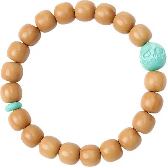 三檀小舍 国潮国风 尸陀林主阿呆守护  小众高级精工文玩盘玩绕指柔招财好运 猴头核桃 手串 男女同款情侣款