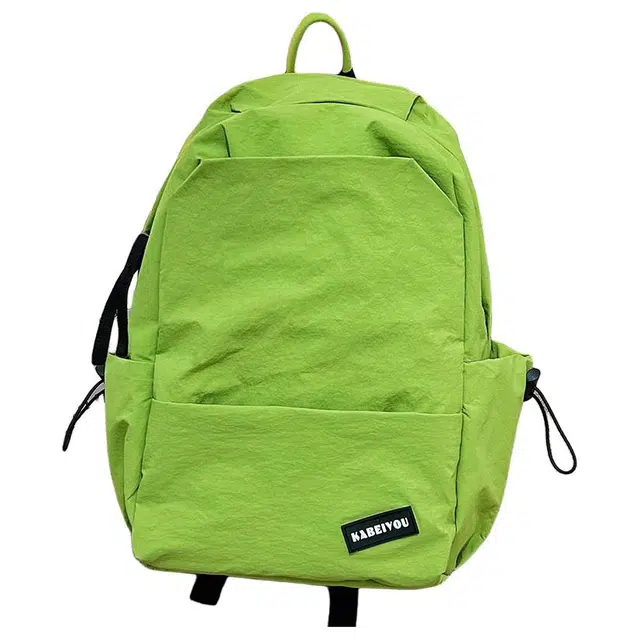 笛贝嘉 韩版简约大容量旅行通勤 尼龙 双肩包 常规 男女同款情侣款 多色