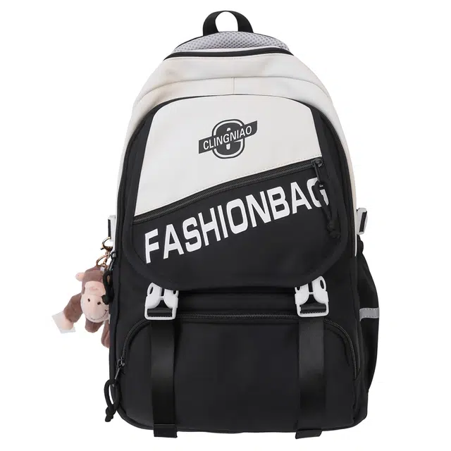 菲姿卓尔 潮酷复古大容量 尼龙 双肩包 男女同款情侣款 多色