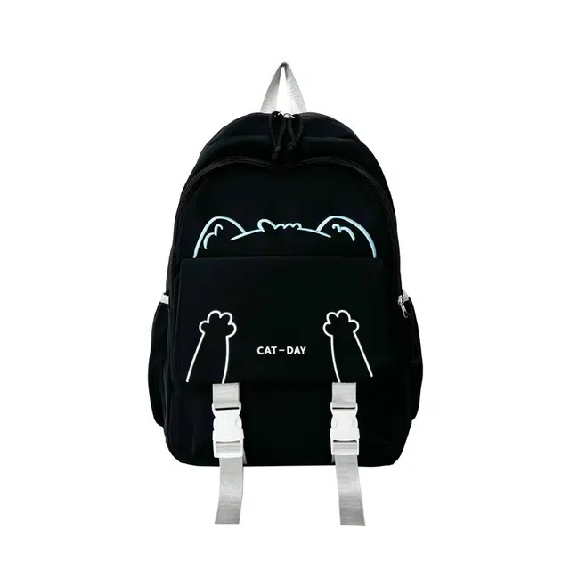 帕克熊 大容量轻便简约高级感 复合布 双肩包 男女同款情侣款 多色