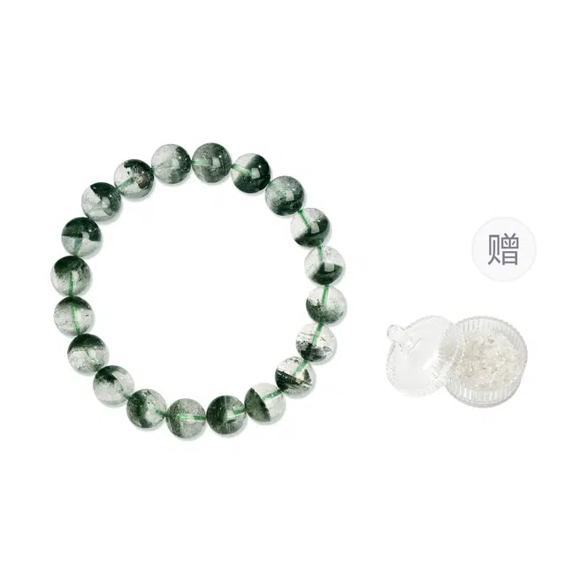 浮笙梦 聚宝盆招财进宝 收藏级半盆新中式国风小众设计高级轻奢百搭转运珠 #好运天然 绿幽灵 手串 男女同款情侣款