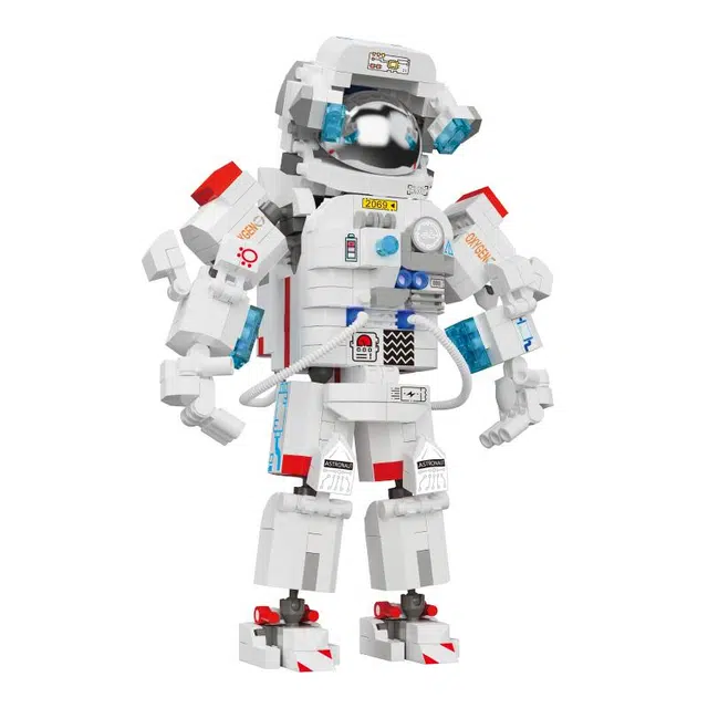 半粒 宇航员玩具中国航天益智高难度 拼装模型