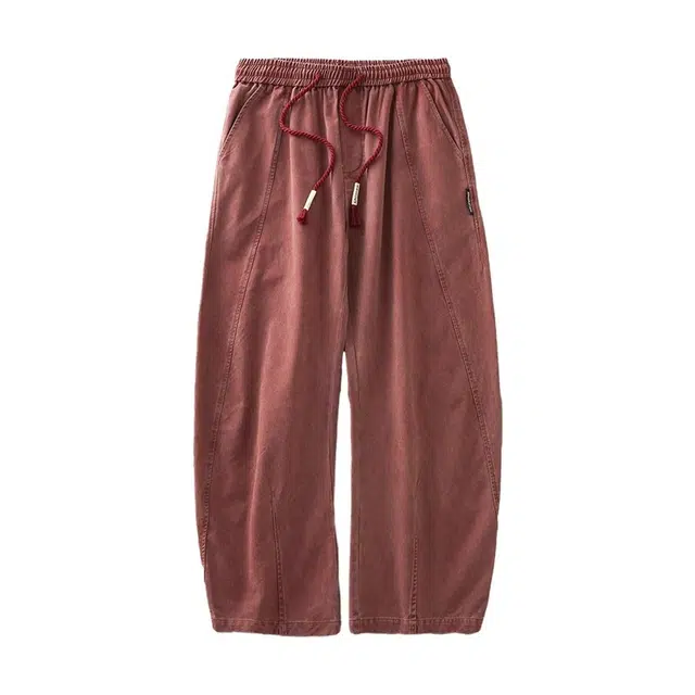 杜克恩 美式重磅宽松弯刀工装裤 男款