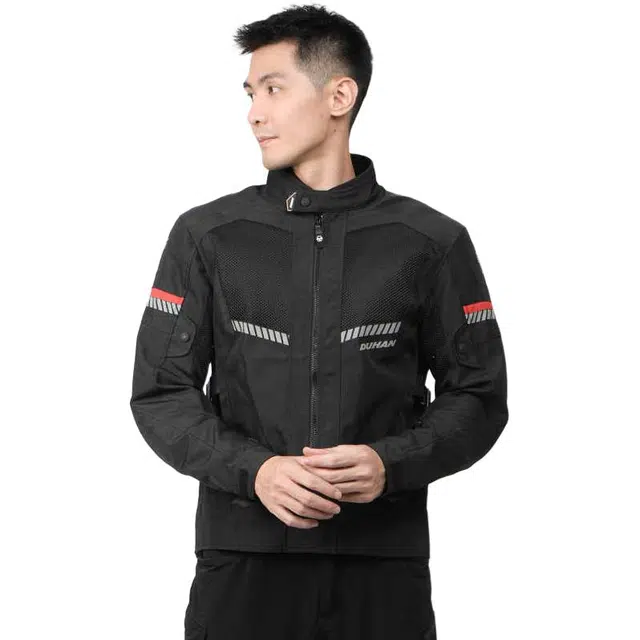 杜汉 男款 透气 网眼 防摔 摩旅 赛车 机车服新 通勤摩旅越野赛道