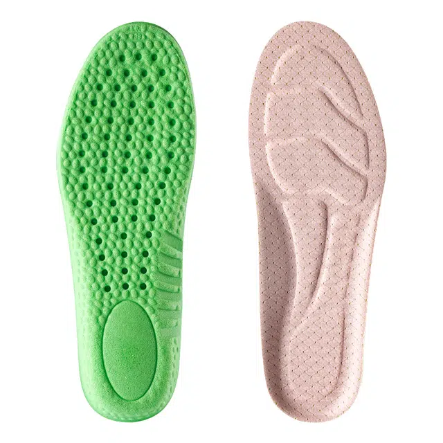 夏季专用 足印部落 防汗除臭凉感透气运动缓震防滑软底舒适通勤久站不累适配单鞋小白鞋 大力棉 鞋垫 女款
