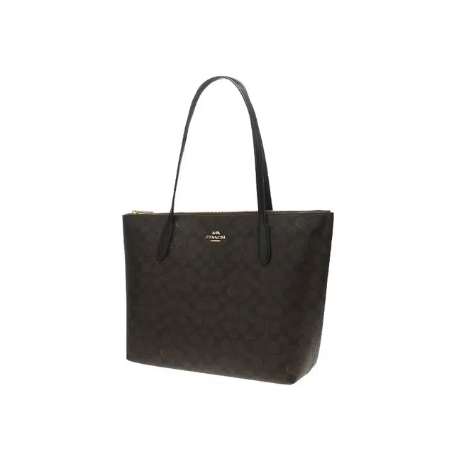 COACH Zip Top Tote 30 Logo Tote