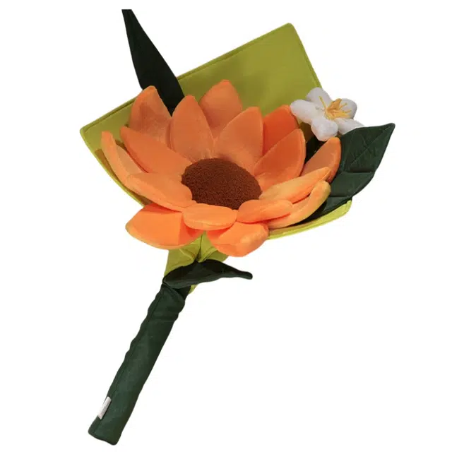 澳乐兔 创意玫瑰花向日葵花束 陪伴安抚 玩偶周边