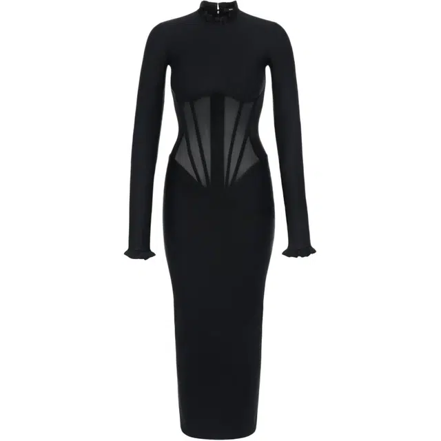 Khy x Dilara Findikoglu SS25 Long Sleeve Corset Dress