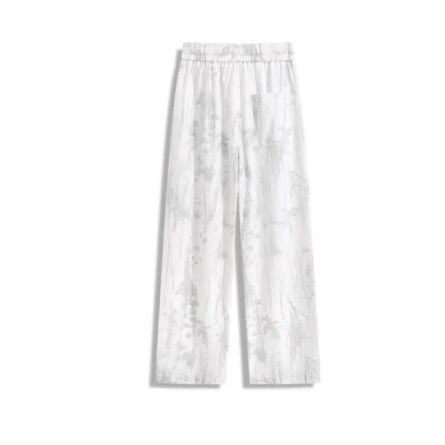 欧路得 扎染潮牌高级感痞帅速干直筒裤宽松垂感阔腿裤子休闲裤 男款