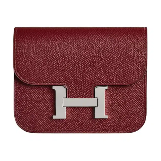 HERMES Constance Slim H Epsom 55 Rouge H