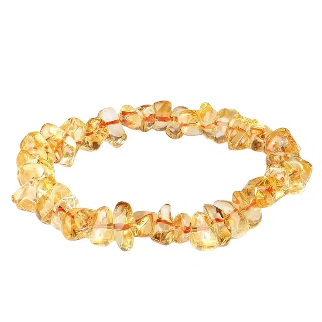 富珠汇 精致百搭小众轻奢招财纳福平安合成/人造 黄水晶 手串 女款