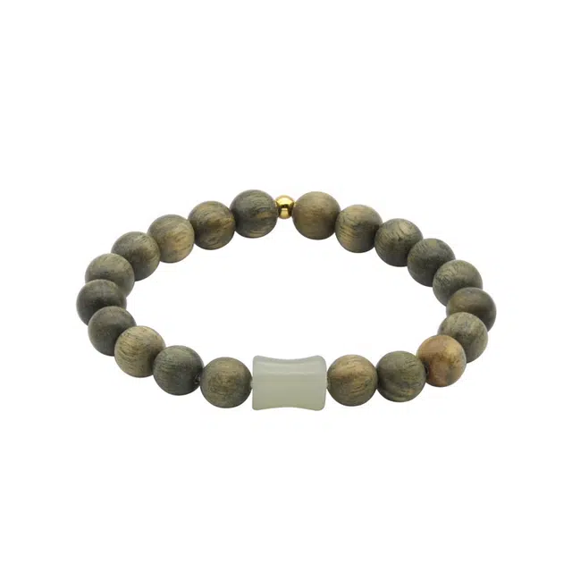 聆听花开 节节高升 竹节中国风气质典雅小众 绿檀 手串 男女同款情侣款