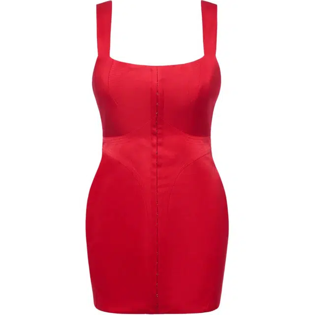 Khy x Dilara Findikoglu SS25 Satin Corset Mini Dress