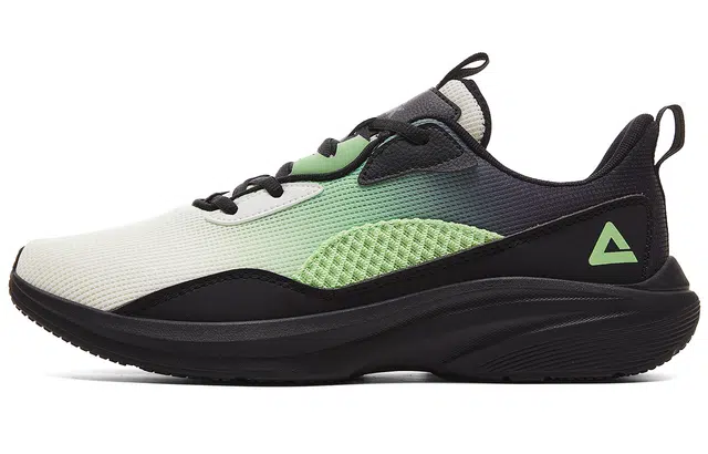 匹克 轻逸 舒适百搭防滑减震 低帮 休闲跑步鞋 男款 绿白黑