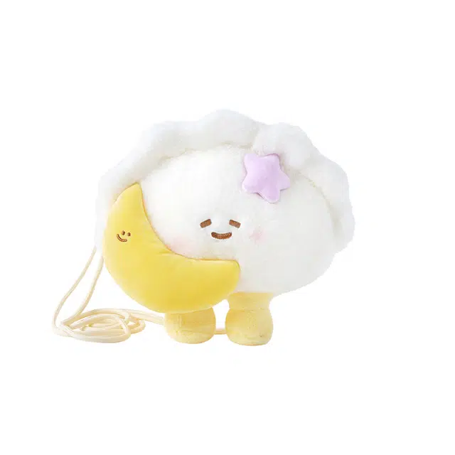 多爱 瞌睡星星饺子 月亮饺子 可爱呆萌毛绒 玩偶周边