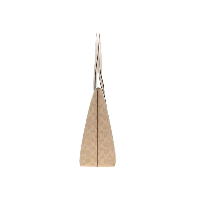 COACH Zip Top Tote 30 Logo Tote