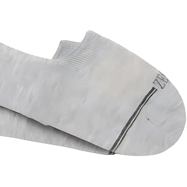 Zegna Grey Mlange Cotton Blend Socks 1