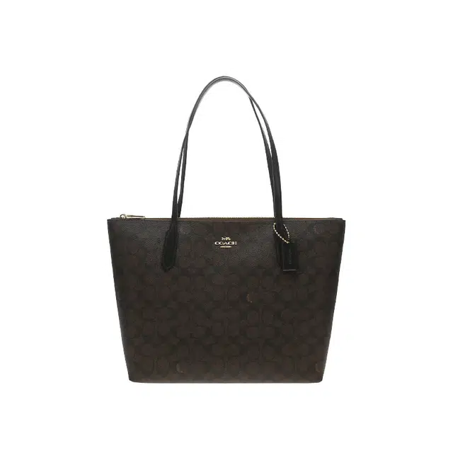 COACH Zip Top Tote 30 Logo Tote