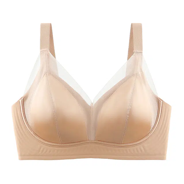 二三二三 透气吸汗聚拢抑菌防下垂亲肤柔软舒适侧收副乳纯色时尚百搭日常通勤文胸 女款