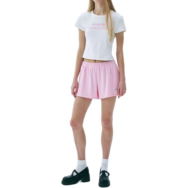 MARDI MERCREDI CROPPED FITTED TSHIRT SS25T