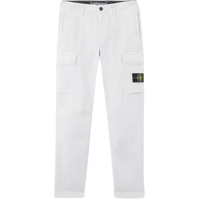 Stone Island Tapered Cargo Pants Light Grey