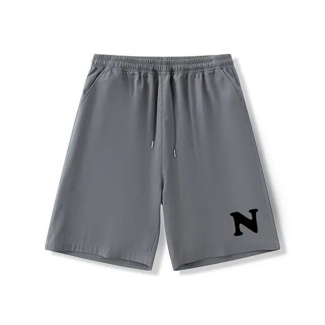 乱步 港风宽松潮牌时尚百搭简约休闲短裤 男女同款