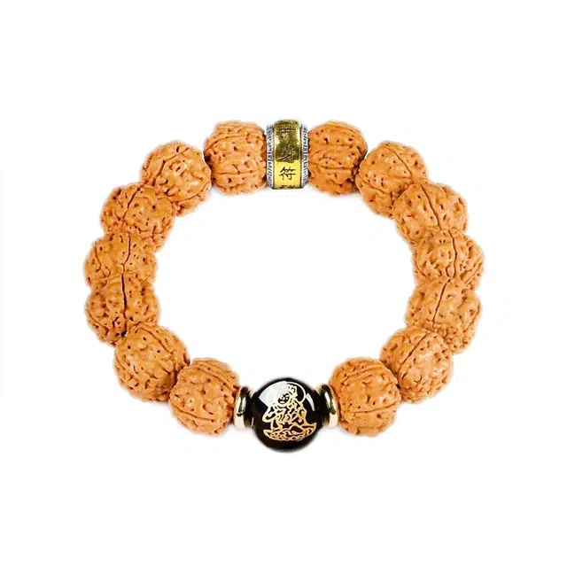 絮物 新中式国潮文玩盘玩转运幸运佛珠念珠八方来财诸事顺遂紫气东来万事如意招财纳福#好运 金刚菩提 手串 男女同款情侣款