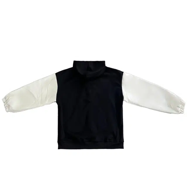 冈哉  美式个性连帽字母宽松撞色长袖棒球服 男女同款