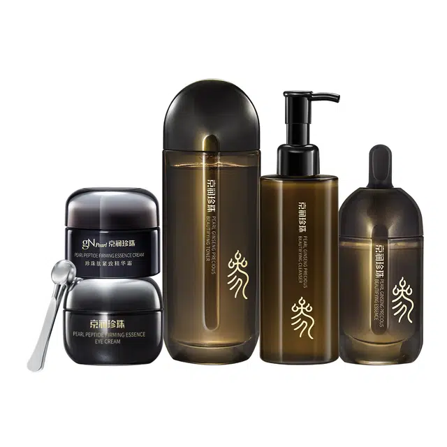 京润珍珠 人参矜贵蜜养护肤套装 淡纹提亮紧致