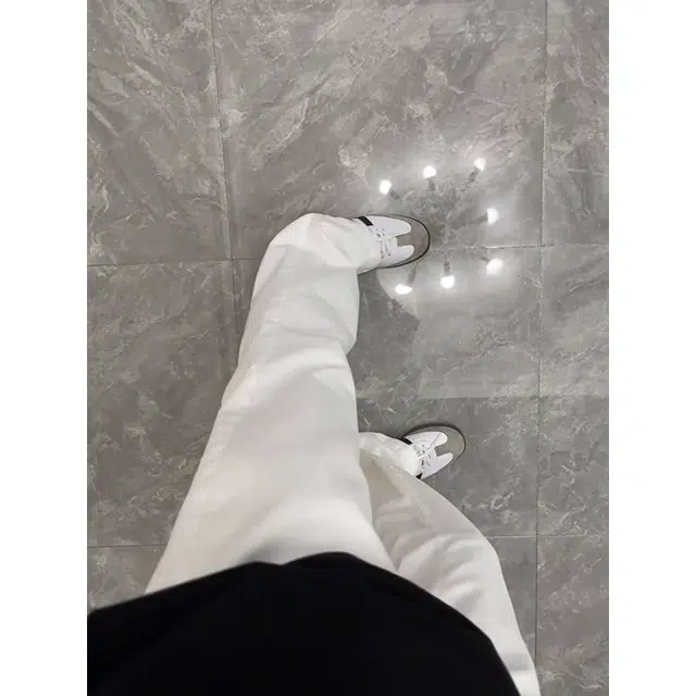 徐百货 美式潮牌弯刀裤子夏季修身百搭直筒长裤高街潮流微喇牛仔裤 男女同款
