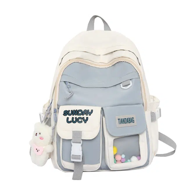 爱尔绅特 大容量轻便高颜值时尚潮流百搭 尼龙 双肩包 常规 男女同款情侣款 多色