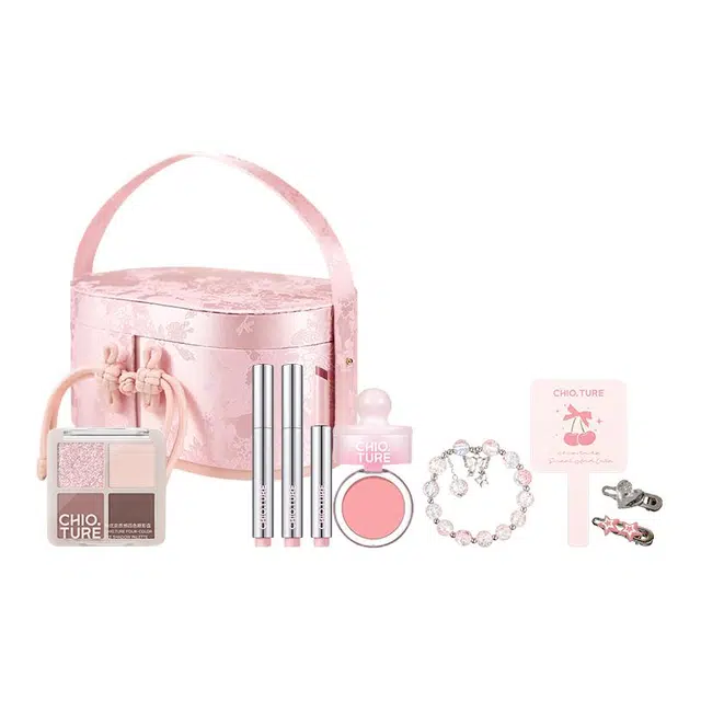 稚优泉 梅竹双喜彩妆套装 易上色自然修饰肤色