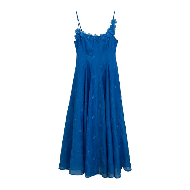 米米子 通勤时尚休闲简约无袖连衣裙 女款