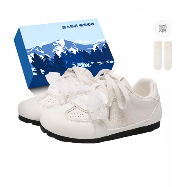 小鹿米利 百搭夏季薄底运动休闲 耐磨透气 低帮 板鞋 女