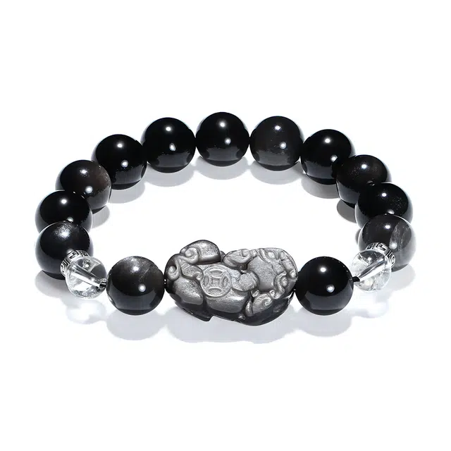 普陀山文创 显白气质招桃圆珠圆圆满满国潮马粉貔貅招财进宝福接正财能量#好运 粉水晶 手串 男女同款情侣款