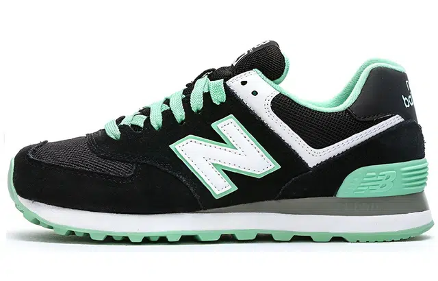 New Balance 574 Black Green