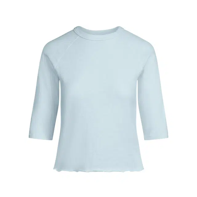 SKIMS WORN IN JERSEY SHRUNKEN BASEBALL TEE T