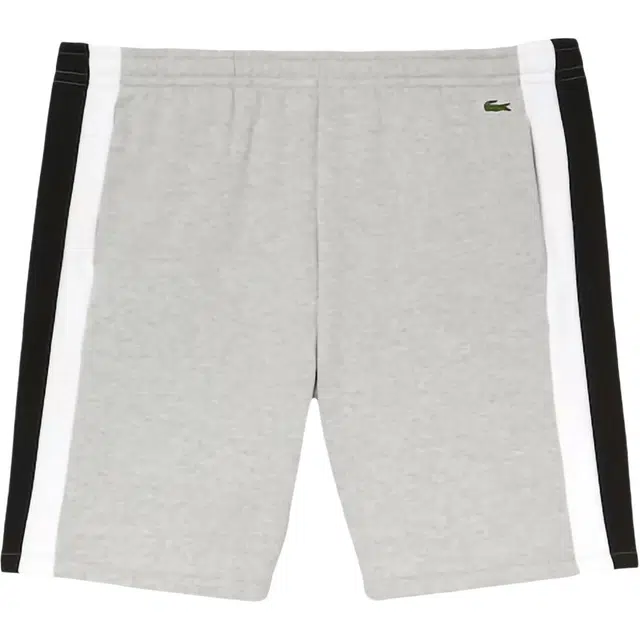 LACOSTE brushed-fleece "Grey" LOGO