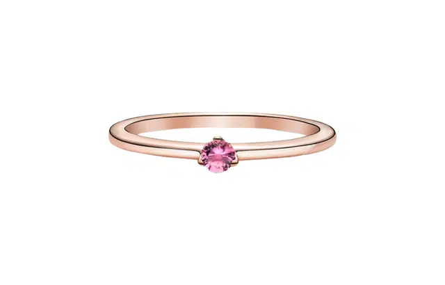 Pandora Pink Solitaire Ring
