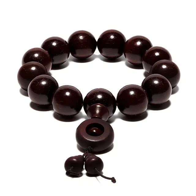 钵提 金星老料佛珠多星级 运转配饰款 摆玩装饰 檀香 手串 男女同款情侣款 紫檀 礼盒装